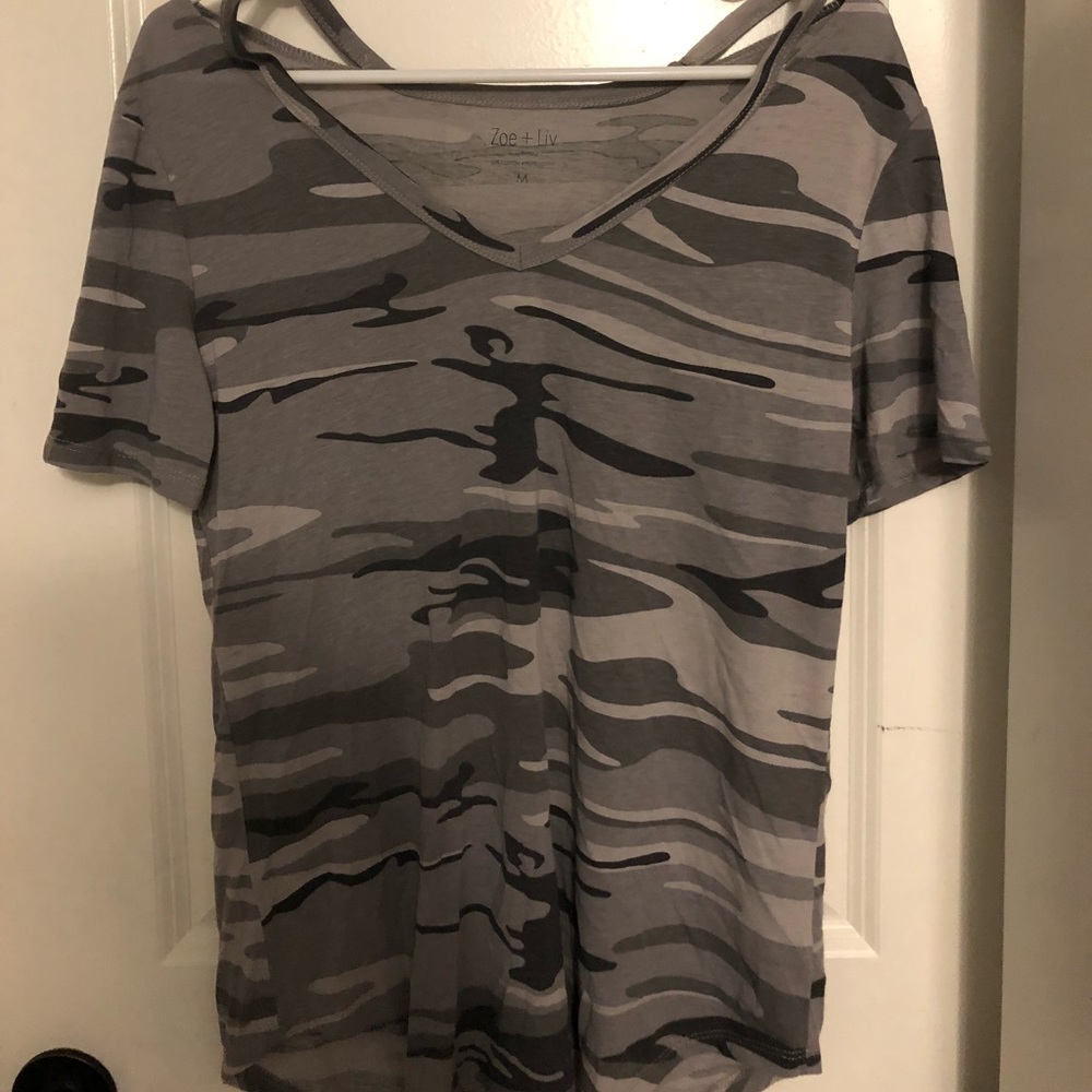 Zoe & Liv Camo Shirt
